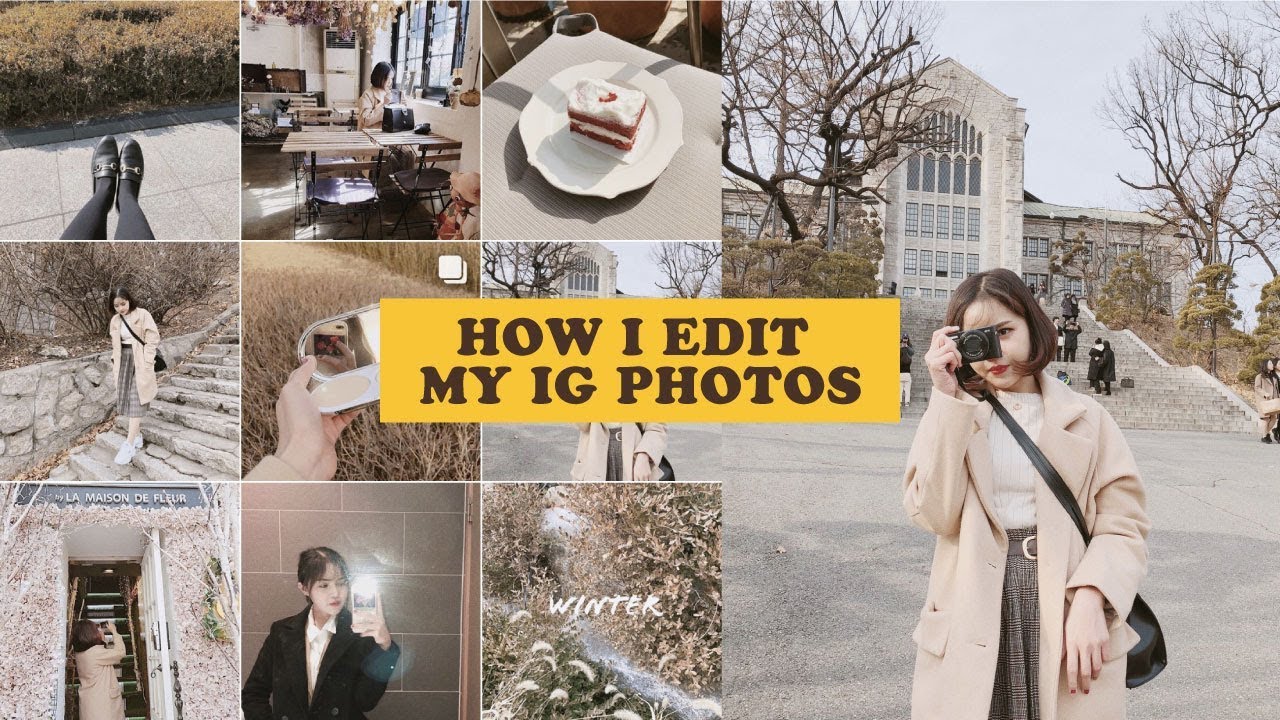 How I Edit My Instagram Photos. แอพแต่งรูป คุมโทนสีครีมๆฟิล์มๆ | Mynjimye -  Youtube