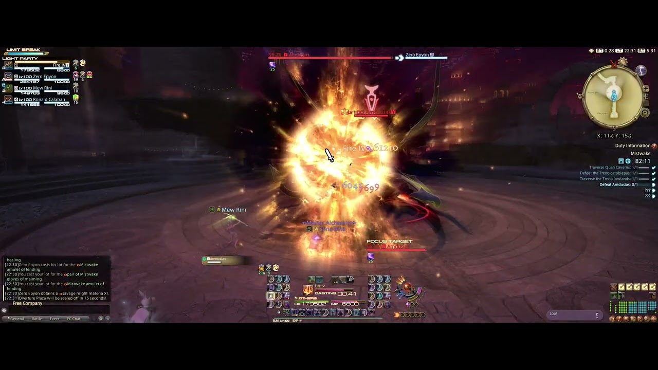 Final Fantasy XIV: Dawntrail | Stina Bina FFXIV | Dungeon | Mistwake | BLM POV | Black Mage