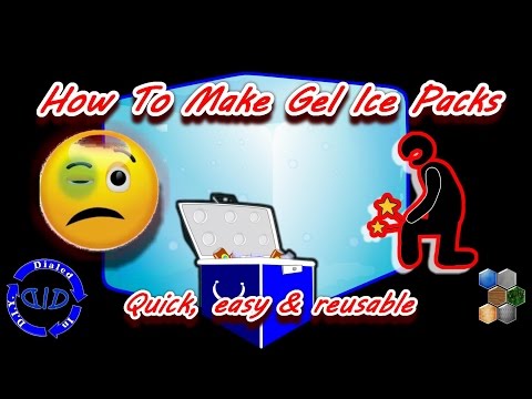 How To Make Gel Ice Packs - Quick And Easy - Cost Effective