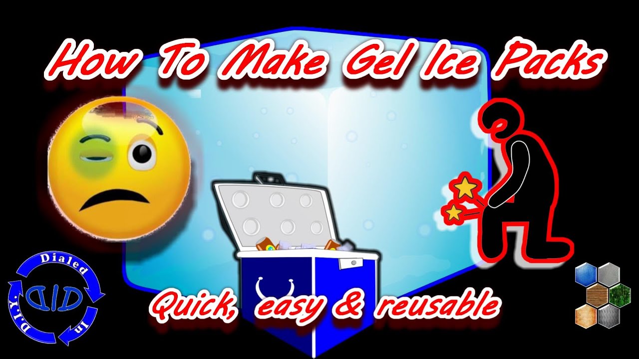 How to Make Gel Ice Packs Quick and Easy Cost Effective YouTube