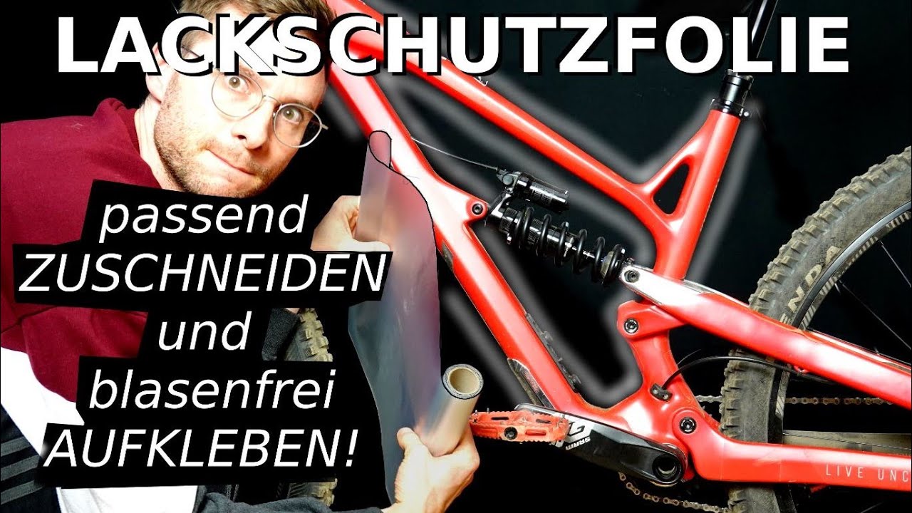 E MTB Bike Rahmenschutz Folie Alternativ Sprühfolie CUBE - GIGANT