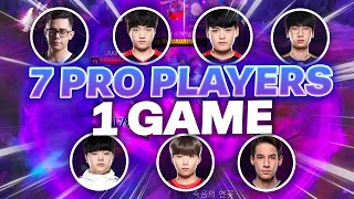 7 PROS IN ONE MATCH?! THE MOST STACKED GAME EVER (Ft Gumayusi, Keria, TFBlade, Canna, Doran, Canyon)