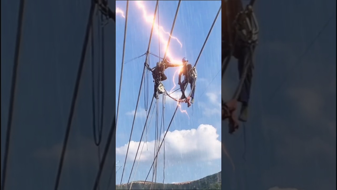 High bolte ac current safety work☠️ 