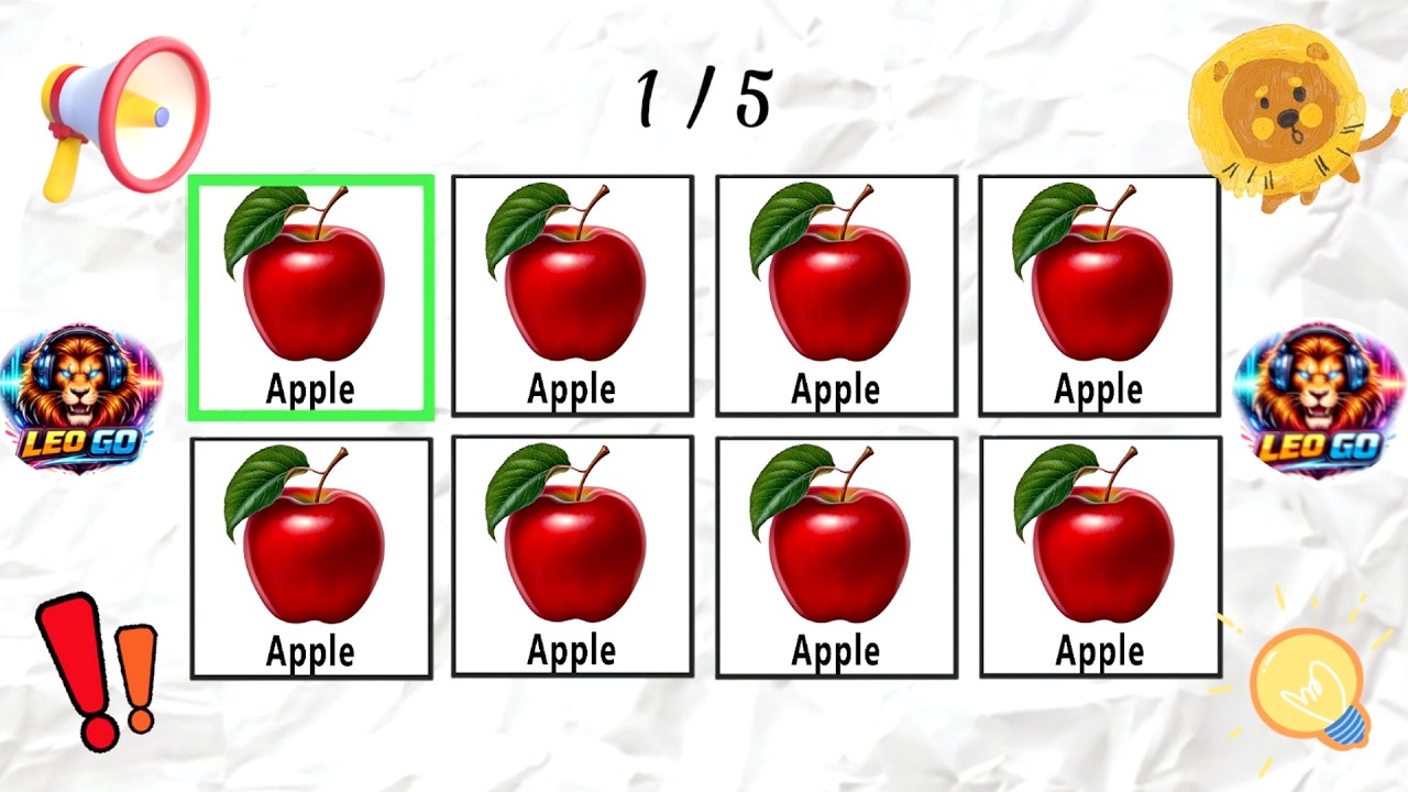 Say The Word On Beat Challenge | Level 1-4 Easy to Insane | Fruit Edition