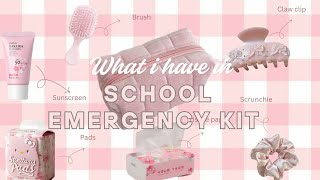 What to keep in school emergency kit