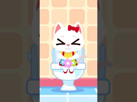 💩😺<strong>변기에</strong> 응가해요! | 응가송 | #Shorts #junytony #주니토니 #응가