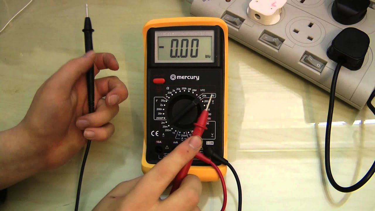 Multimeters - Frequency Measurement - YouTube