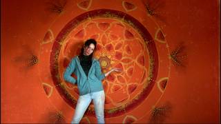 Om's Mandala Art | Painting a Massive Mandala | Mandala Mural