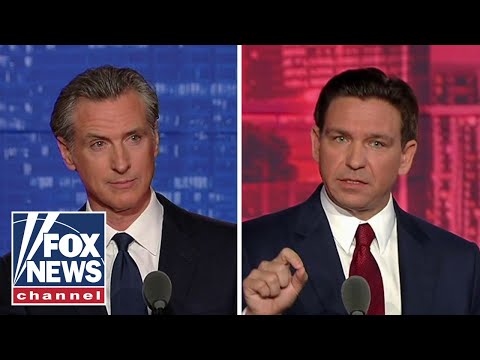 Newsom takes aim at desantis: 'you're down 41 points in your own home state'