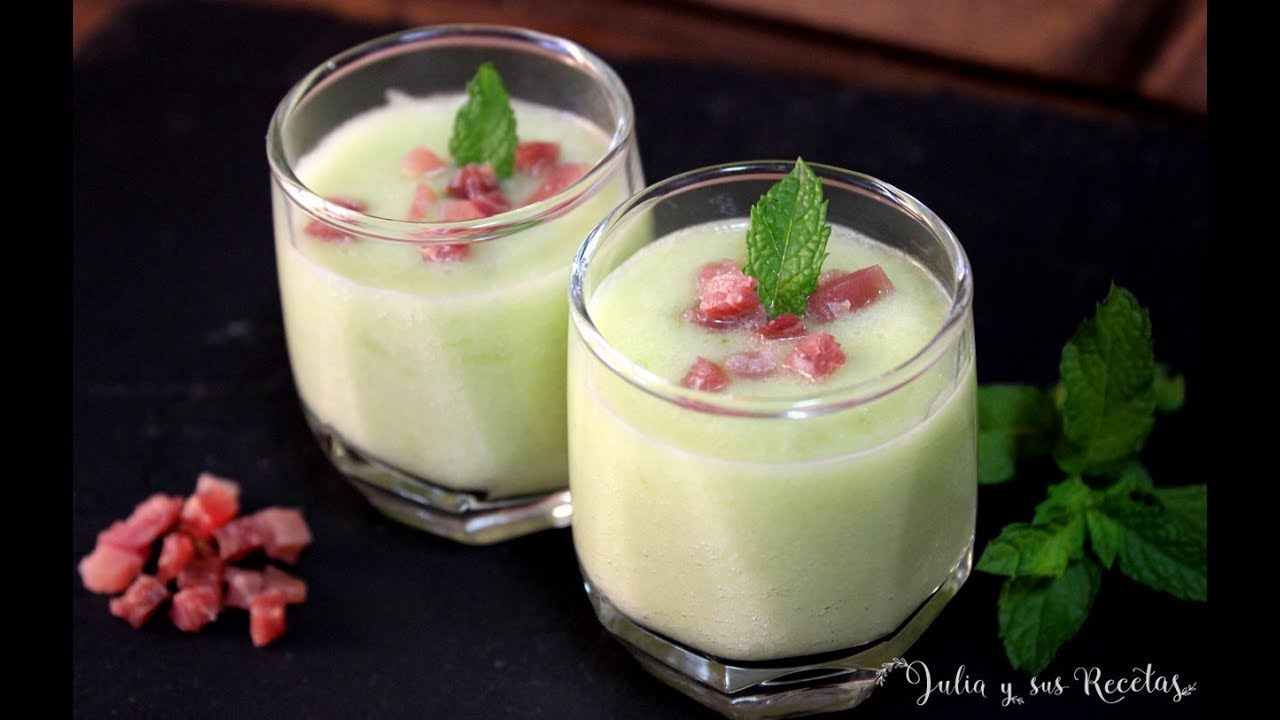 Cómo hacer gazpacho de melón y pepino | Receta fácil de gazpacho de melón -  YouTube