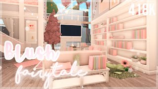 Blush Fairytale Roleplay Mansion ll Bloxburg House Build ll Speedbuild