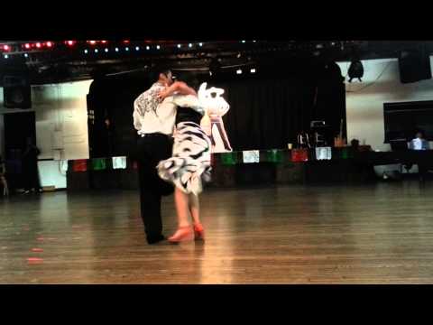 Brian Nguyen and Virginia Pandolfi Milonga at Tango Mio in Los Angeles 2013