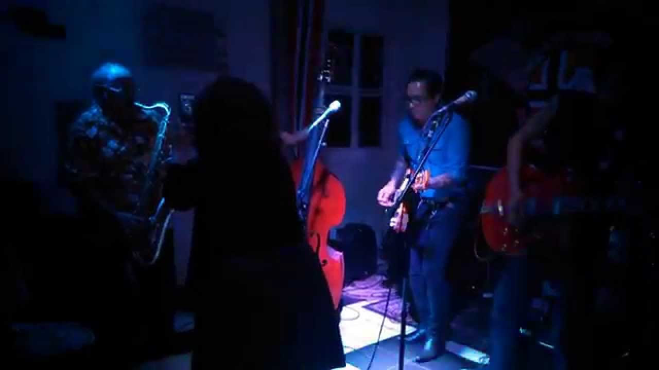 Jamming with PUSAKAL band at the Crazy Norwegian Blues Connection's blues jam in Manila.