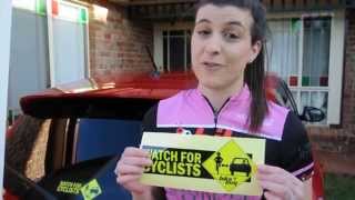 Free Cyclist Awareness Stickers from Bikebug | Bikebug
