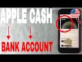 ✅  How To Transfer Apple Pay Cash To Bank Account 🔴