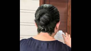 Tried One Step Process of Henna and Indigo to cover grey hair once again #haircare #2025 #hair