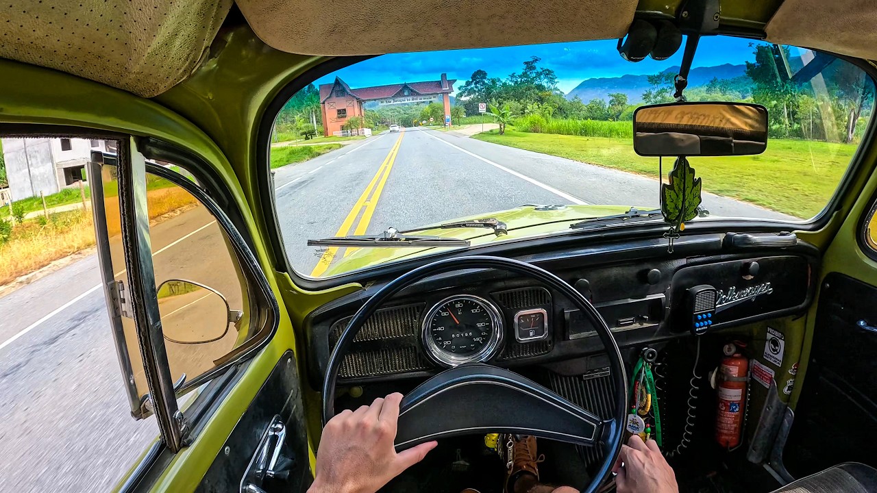 VIAJANDO DE FUSCA SOZINHO PRA POMERODE