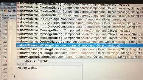 Joptionpane encriptar java metbeans