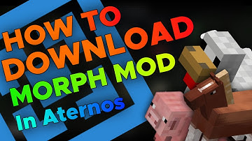 How To Download Morph Mod in Minecraft Through Aternos ll seven ll