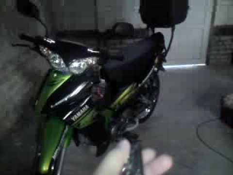 Yamaha Lagenda Z 110 with talking alarm - YouTube