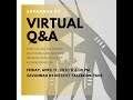 April 17, 2020 Virtual Q&amp;A with Savannah R3 District Administration