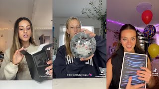 Birthday haul TikTok compilation