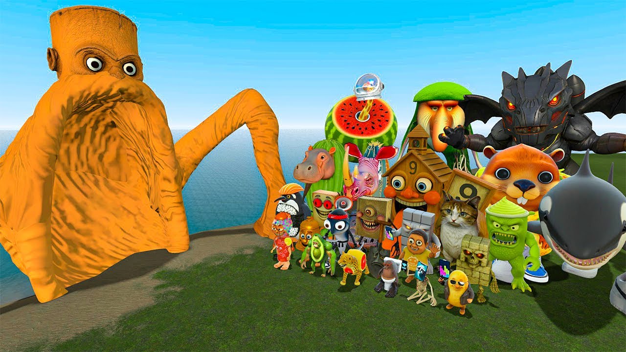 ALL NEW ITALIAN AI BRAINROT MEMES VS TUNG TUNG SAHUR PHASE 2 SEA EATER MONTERS! - Garry's Mod