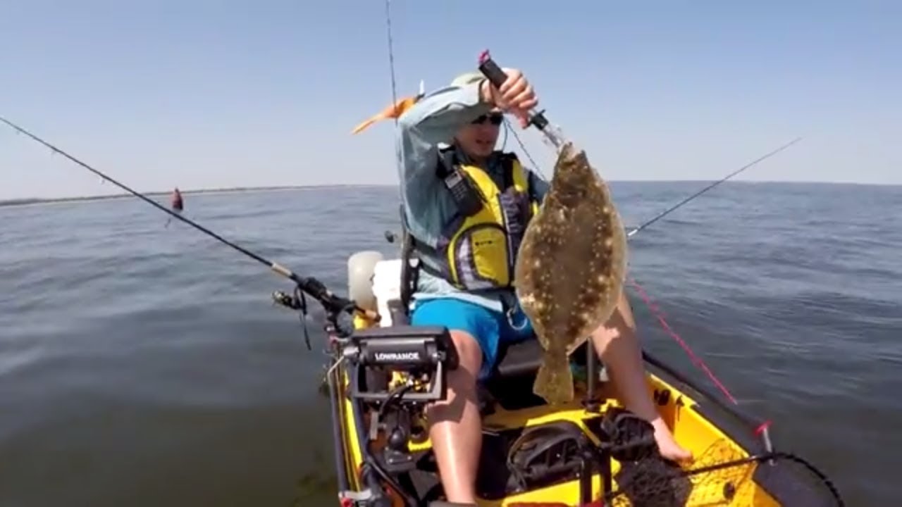 Kayak Fishing for Fluke/Flounder YouTube
