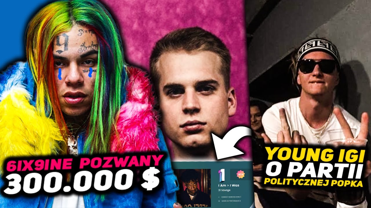 trapplack 6IX9INE pozwany! Young Igi o partii politycznej Popka oraz VBS atakuje Janka? 🔥