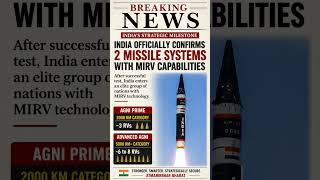 #IndiaDefense #AgniPrime #DRDO #MissileTechnology #DefenseNews #StrategicForces #AtmanirbharBharat 🚀