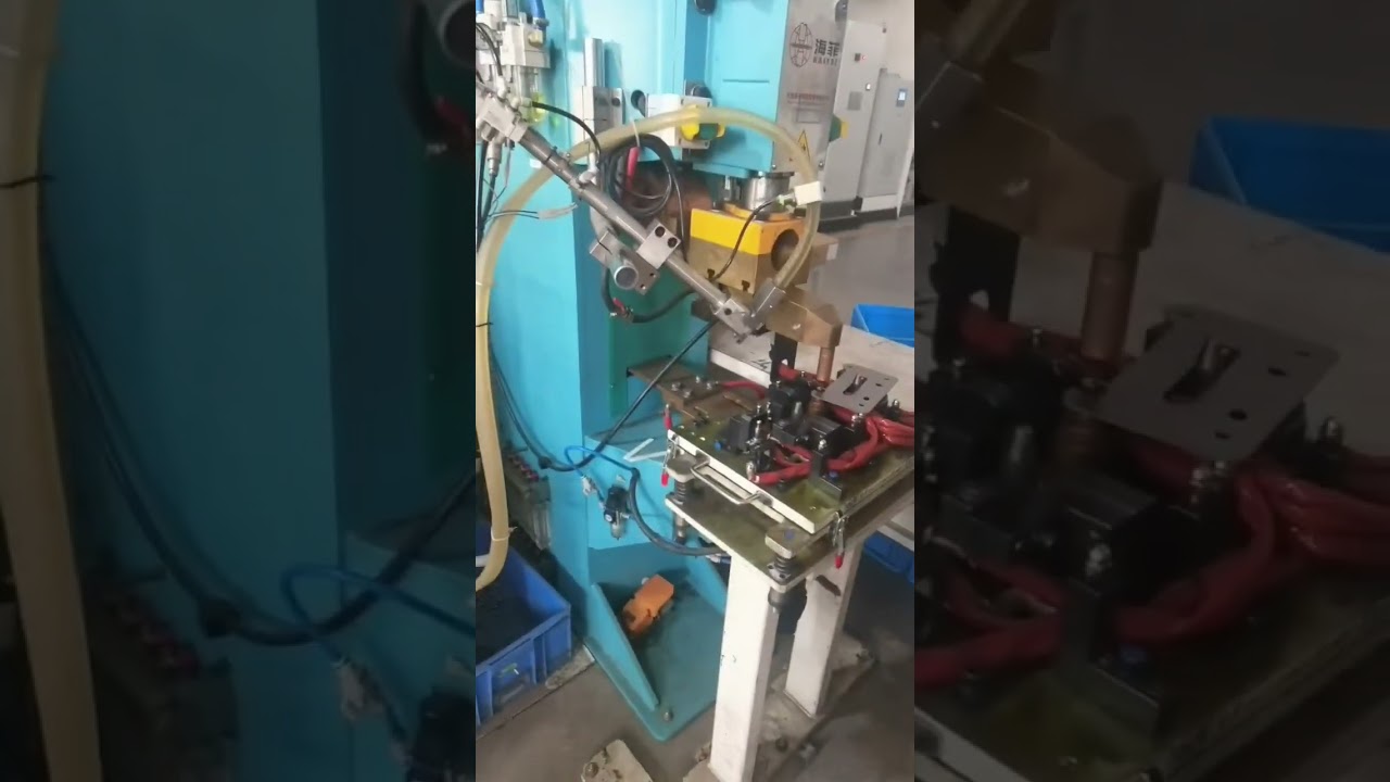 How Factories Weld Nuts 3X Faster? Automatic Feeder + MFDC Spot Welder Demo
