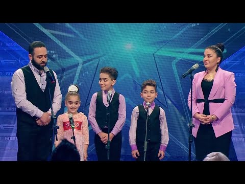 მომღერლების ოჯახი ქუთაისიდან | The Family Of Singers Delight The Judges - Georgia's Got Talent