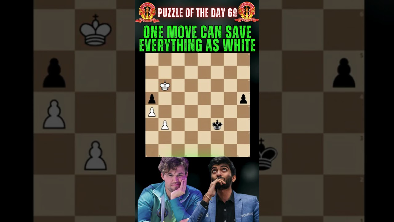 Only a Genius Can Save White in This Position! - Most Creative Puzzle of the day 69