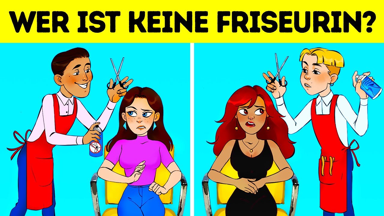 Wenn du alle 10 Rätsel löst, bist du ein Genie!