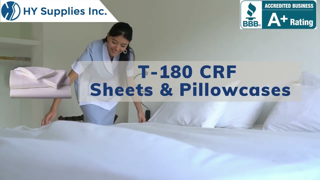 T180 CRF Sheets Pillow cases | T-180 CRF Sheets & Pillowcases | T-180 CRF Sheets Wholesale USA