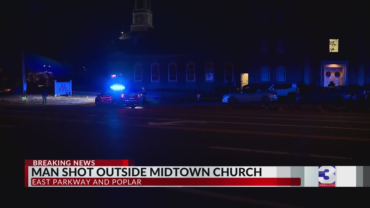 Man shot after seeing car break-ins outside Midtown church - YouTube