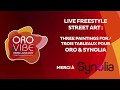 Live freestyle street art  synolia  oro