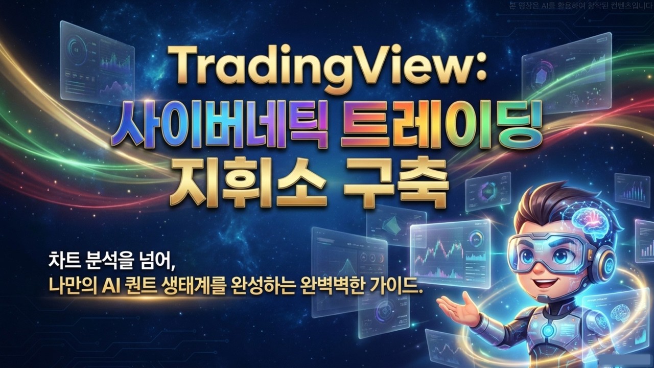 [TradingView] 감정을 100% 통제하는 AI 트레이딩 지휘소 구축법 (트레이딩뷰 + 퀀트 자동매매) | AI 퀀트 투자 지휘소
