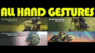 BRAND NEW All Standard Issue Hand Gestures - Call of Duty Modern Warfare