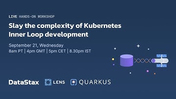 Slay the complexity of Kubernetes Inner Loop development | Upcoming Workshop