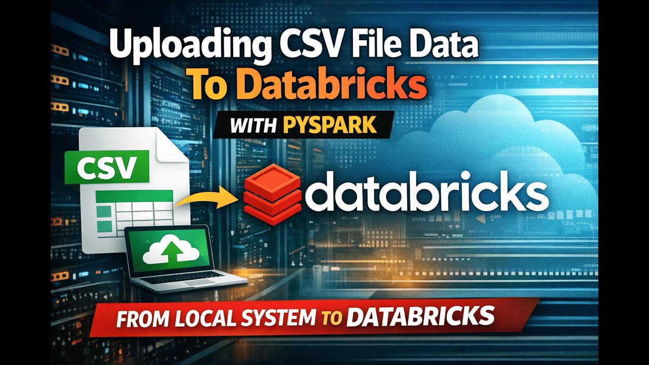 Uploading CSV File Data from local system to Databricks