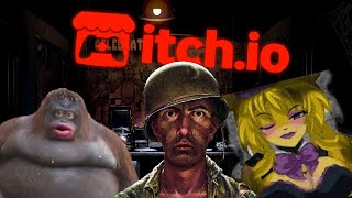 FNAF Fangames on the front page of Itch.io