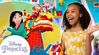 Mulan's Ultimate Dragon Boat Race | Read Along | Disney Princess Club