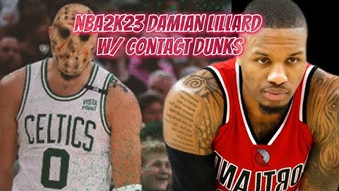NBA2K23 DAMIAN LILLARD BUILD [CONTACT DUNKS][94 SPEED][93 3PT]