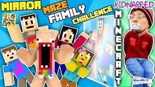 KIDNAPPED in MINECRAFT!! FGTEEV MIRROR MAZE Family Challenge! Save DUDDY MiniGame (Gameplay / Skit)