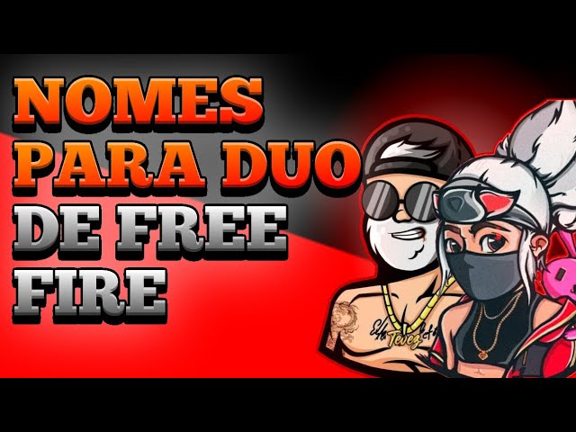 MELHORES NOMES PARA DUO/CASAL NO FREE FIRE 2 💗🔥 