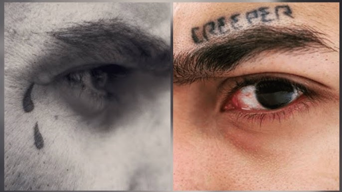 Tatouage Larme Sous L'oeil Droit Signification Tatouage De Larme