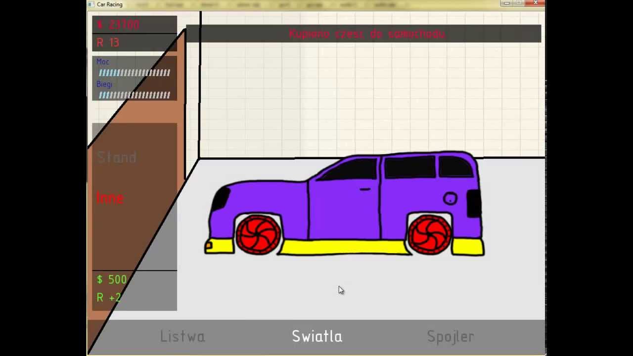 Car racing - 2D game prototype - YouTube