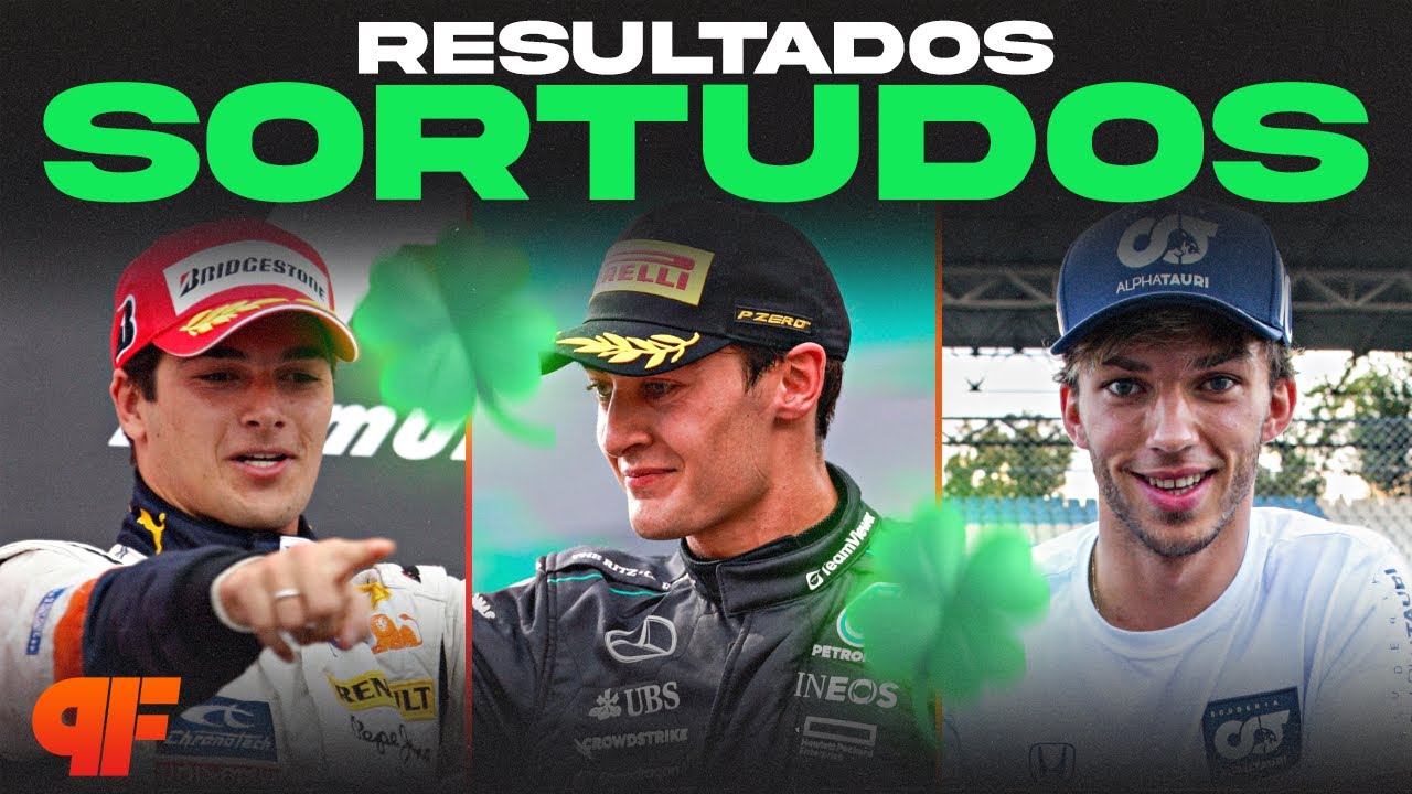 10 RESULTADOS GANHOS NA BASE DA SORTE NA F1 - Primeira Fila F1