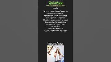 Angular What does the NgOnChanges method do in Angular